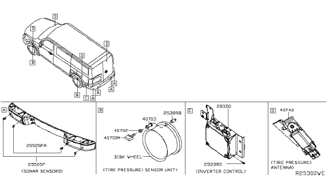 2017 Nissan NV 3500 Electrical Unit Diagram 3