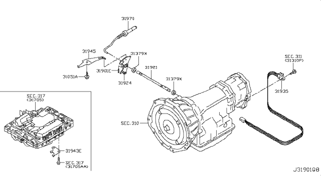 2018 Nissan NV Control Switch & System Diagram 2