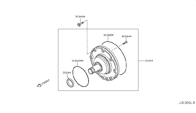 2019 Nissan NV Engine Oil Pump Diagram 1