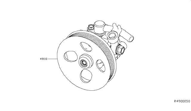 2017 Nissan NV 3500 Power Steering Pump Diagram 2