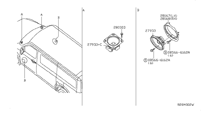 2015 Nissan NV Speaker Diagram