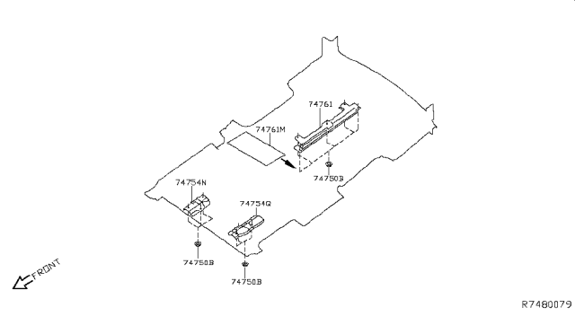 2019 Nissan NV Floor Fitting Diagram 2