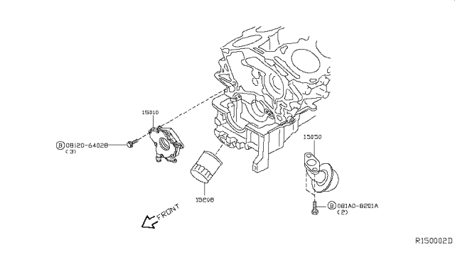 2016 Nissan NV Lubricating System Diagram 2