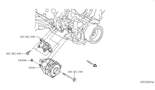 2019 Nissan NV Alternator Diagram