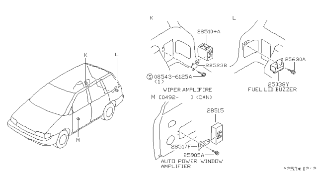 1990 Nissan Axxess Electrical Unit Diagram 2