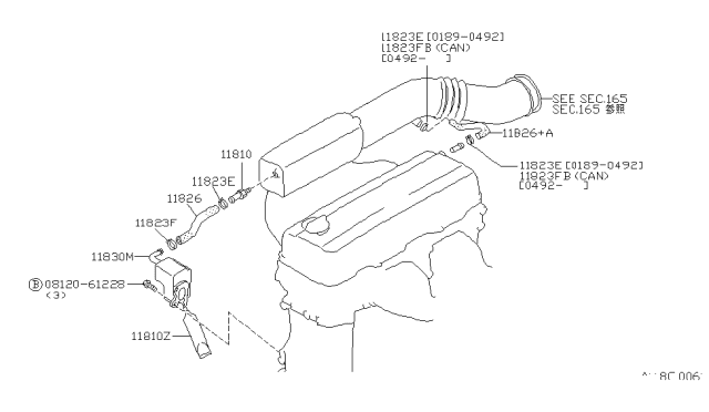 1991 Nissan Axxess Crankcase Ventilation Diagram