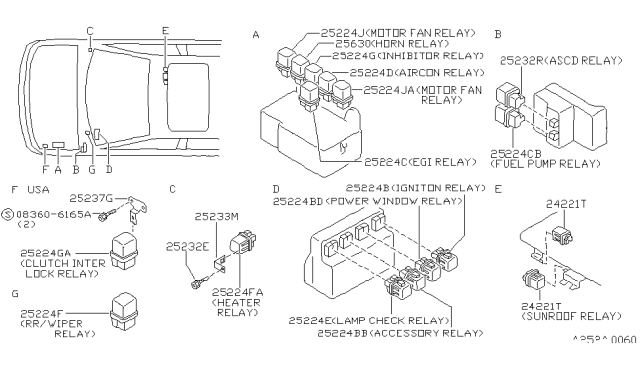 1989 Nissan Axxess Relay Diagram