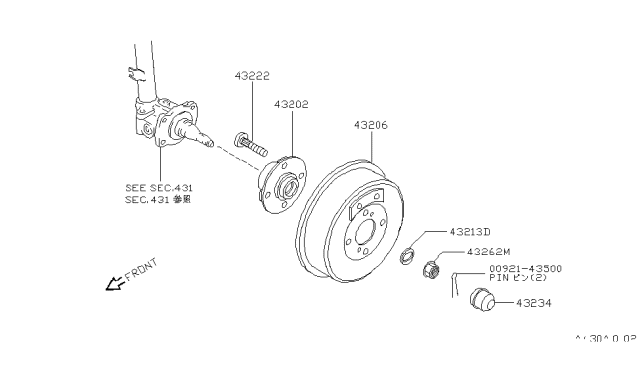 1990 Nissan Axxess Rear Axle Diagram 1