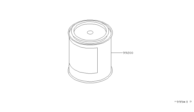 1990 Nissan Axxess Paint Touch Up C/#549 Silver Diagram for KU101-54986