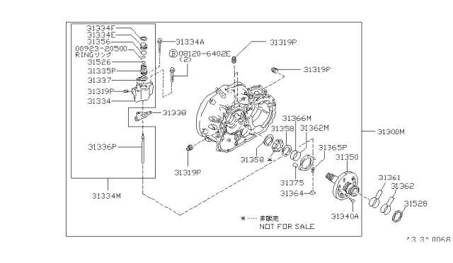 1991 Nissan Axxess Engine Oil Pump Diagram