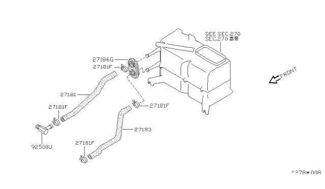 1990 Nissan Axxess Heater Piping Diagram