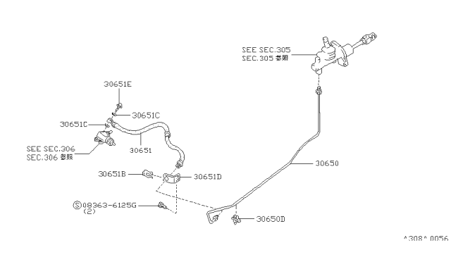 1992 Nissan Axxess Clutch Piping Diagram