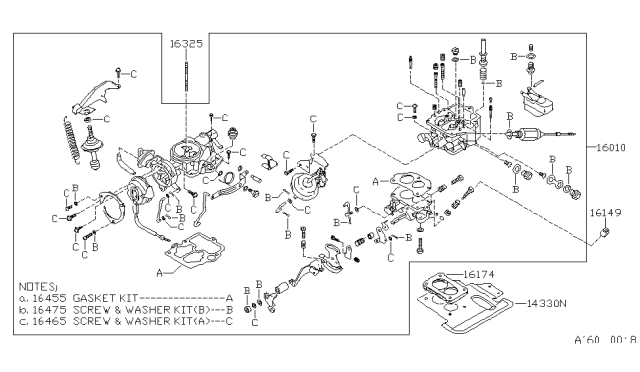 1980 Nissan Datsun 310 Carburetor Diagram 6