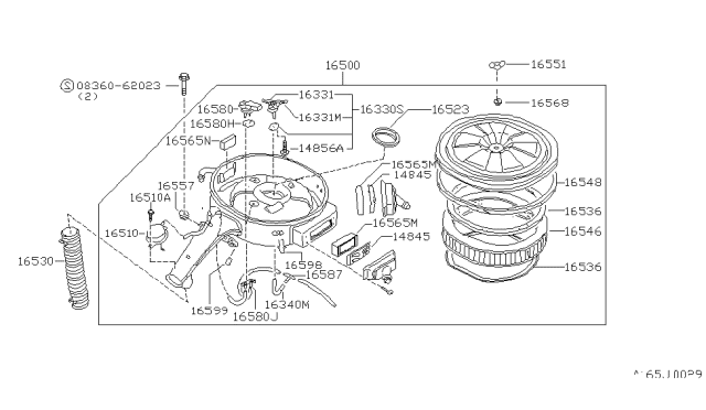 1981 Nissan Datsun 310 Air Cleaner Diagram 3