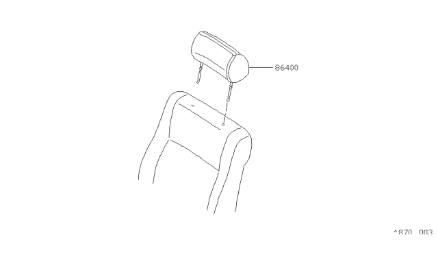 1982 Nissan Datsun 310 Front Seat Diagram 2