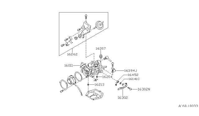 1979 Nissan Datsun 310 Carburetor Diagram 8