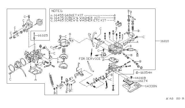 1982 Nissan Datsun 310 Carburetor Diagram 3