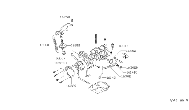 1979 Nissan Datsun 310 Carburetor Diagram 12