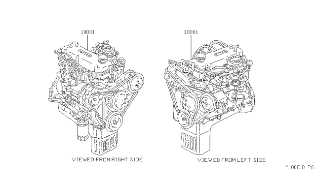 1981 Nissan Datsun 310 Engine Assembly Diagram 1