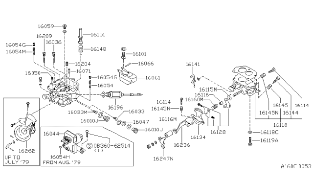 1981 Nissan Datsun 310 Carburetor Diagram 11