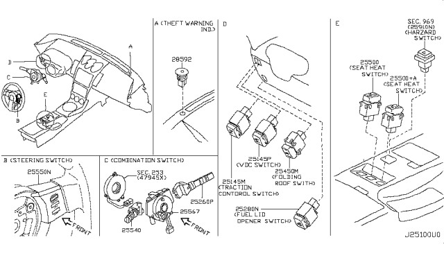 2006 Nissan 350Z Switch Diagram 4