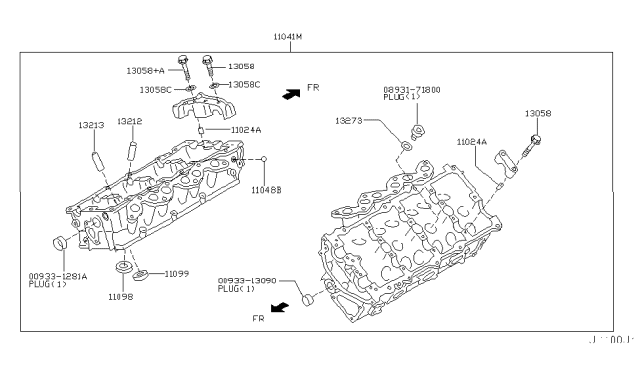 2004 Nissan 350Z Cylinder Head & Rocker Cover Diagram 4