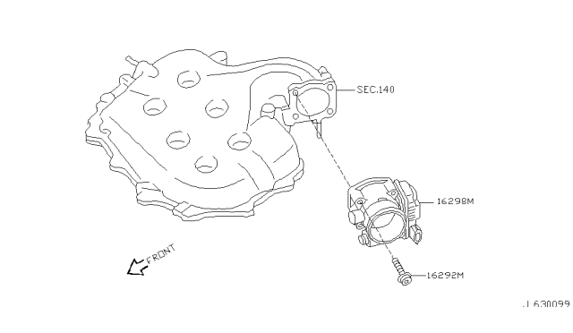 2003 Nissan 350Z Throttle Chamber Diagram