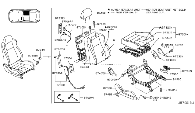 2006 Nissan 350Z Front Seat Diagram 26