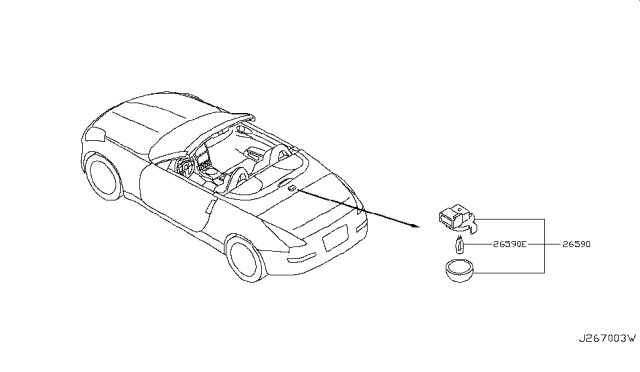 2003 Nissan 350Z Lamps (Others) Diagram