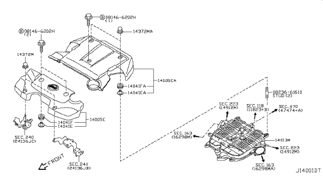 2007 Nissan 350Z Manifold Diagram 2