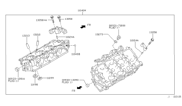 2005 Nissan 350Z Cylinder Head & Rocker Cover Diagram 5