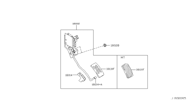 2003 Nissan 350Z Accelerator Linkage Diagram