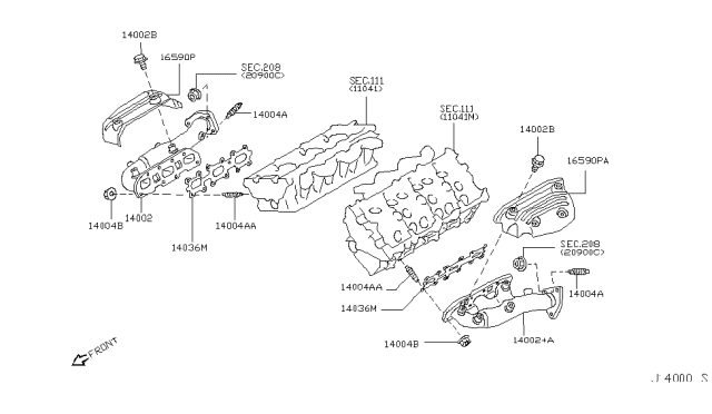 2006 Nissan 350Z Manifold Diagram 3