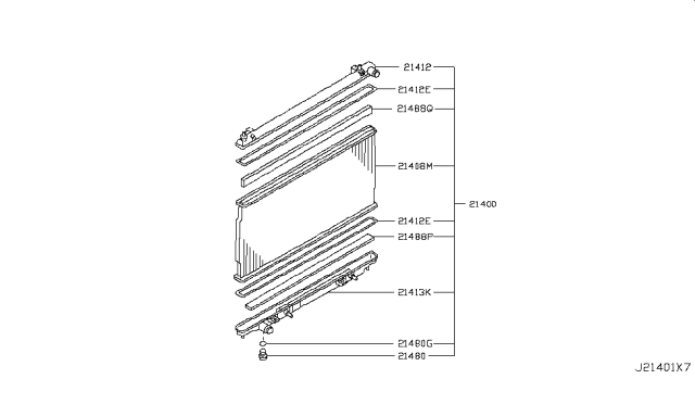 2007 Nissan 350Z Radiator,Shroud & Inverter Cooling Diagram 7