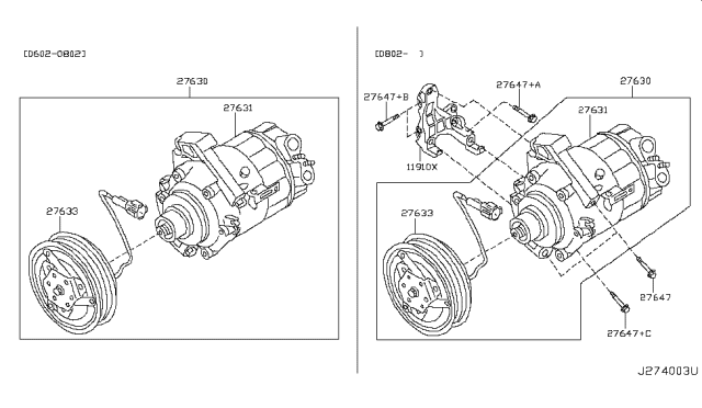 2004 Nissan 350Z Compressor Diagram