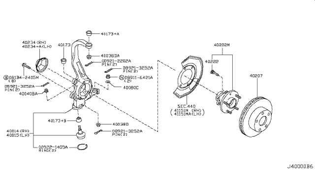 2008 Nissan 350Z Front Axle Diagram