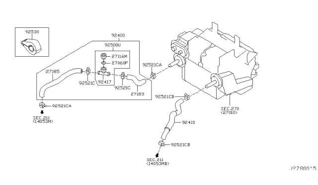 2004 Nissan 350Z Heater Piping Diagram