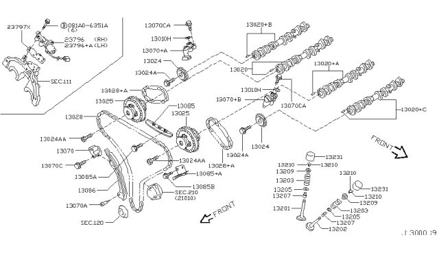 2006 Nissan 350Z Camshaft & Valve Mechanism Diagram 3