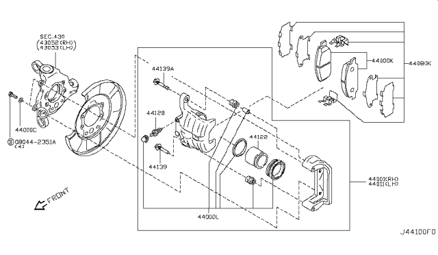 2006 Nissan 350Z Rear Brake Diagram 3