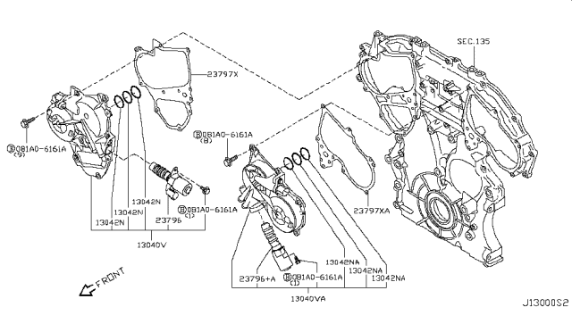 2008 Nissan 350Z Camshaft & Valve Mechanism Diagram 2