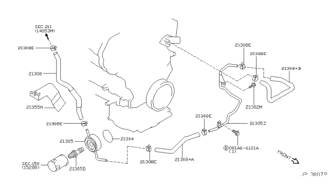 2005 Nissan 350Z Oil Cooler Diagram