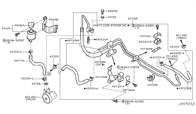 2006 Nissan 350Z Power Steering Piping Diagram 2