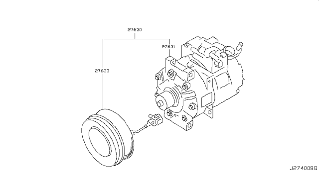 2007 Nissan 350Z Compressor Diagram 2