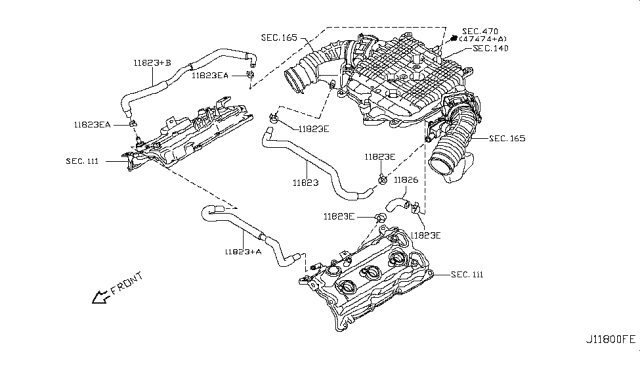 2008 Nissan 350Z Crankcase Ventilation Diagram