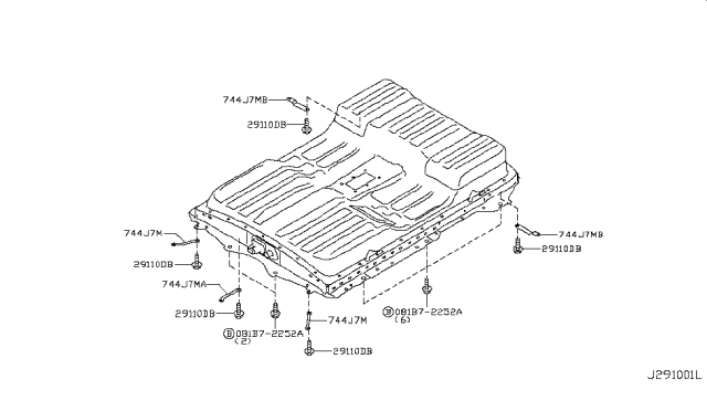 2012 Nissan Leaf Electric Vehicle Battery Diagram 14