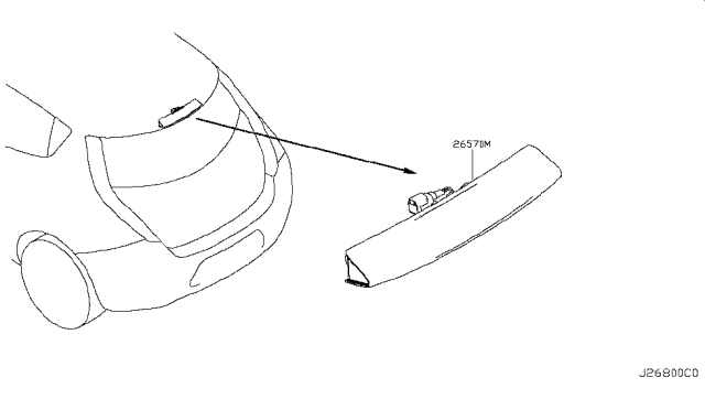 2012 Nissan Leaf High Mounting Stop Lamp Diagram