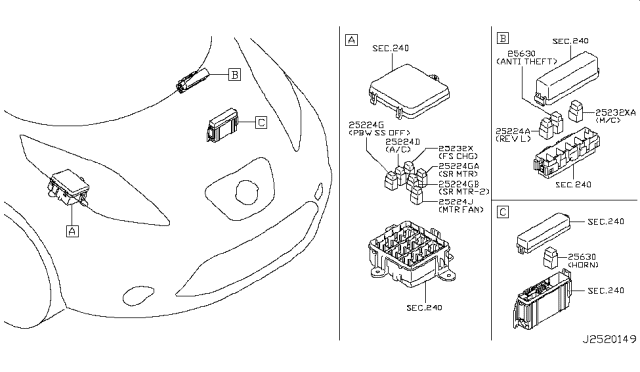 2011 Nissan Leaf Relay Diagram 1