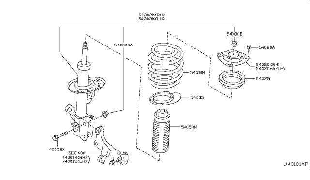 2011 Nissan Leaf Front Suspension Diagram 3