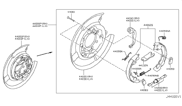 2011 Nissan Leaf Rear Brake Diagram 2