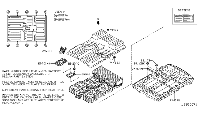 2011 Nissan Leaf Electric Vehicle Battery Diagram 8